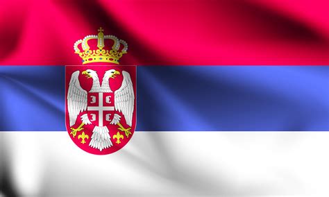 bandera de serbia